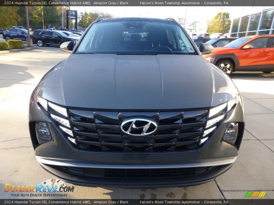 2024 Hyundai Tucson SEL Convenience Hybrid AWD Amazon Gray / Black Photo #7