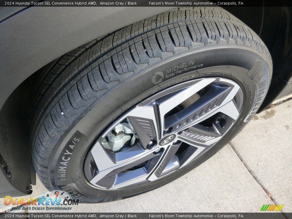 2024 Hyundai Tucson SEL Convenience Hybrid AWD Amazon Gray / Black Photo #9