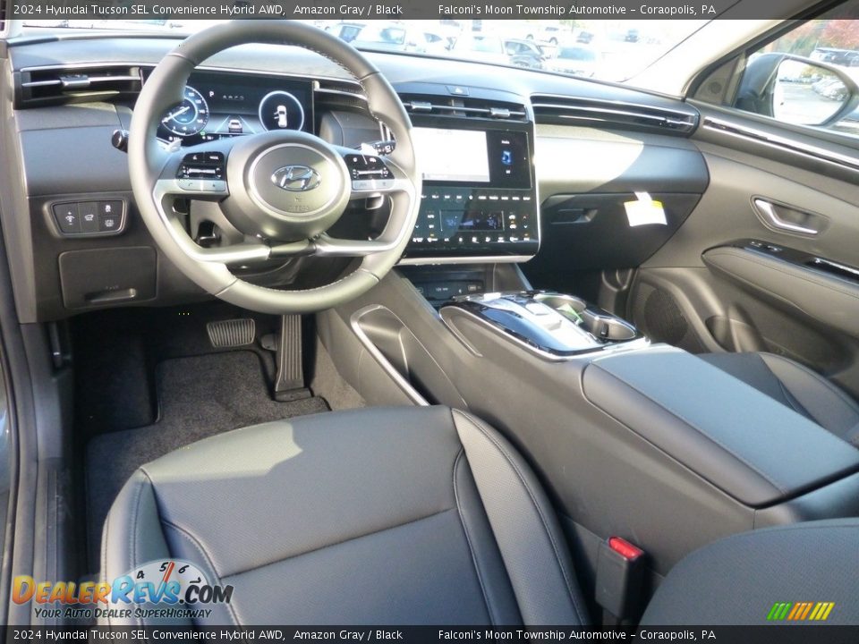 2024 Hyundai Tucson SEL Convenience Hybrid AWD Amazon Gray / Black Photo #12