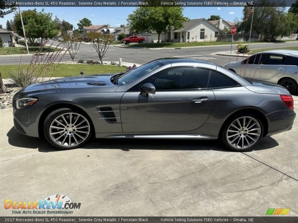 Selenite Grey Metallic 2017 Mercedes-Benz SL 450 Roadster Photo #1