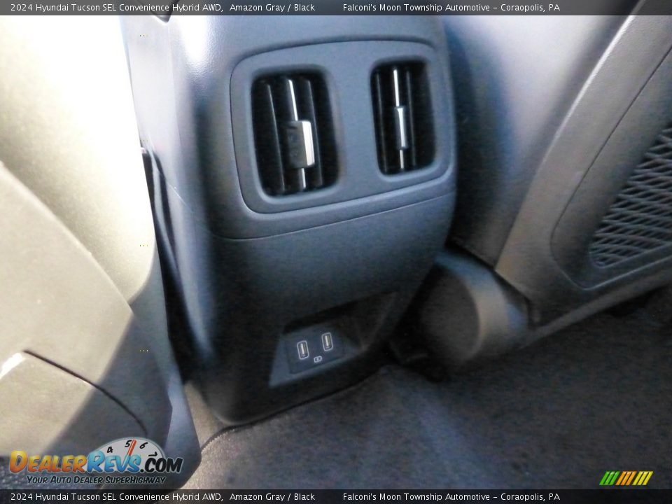 2024 Hyundai Tucson SEL Convenience Hybrid AWD Amazon Gray / Black Photo #13