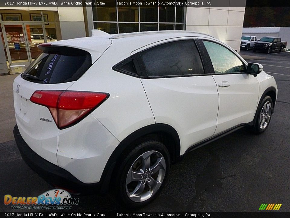 2017 Honda HR-V EX-L AWD White Orchid Pearl / Gray Photo #2