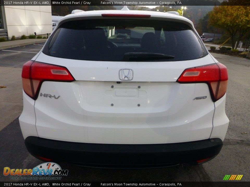 2017 Honda HR-V EX-L AWD White Orchid Pearl / Gray Photo #3