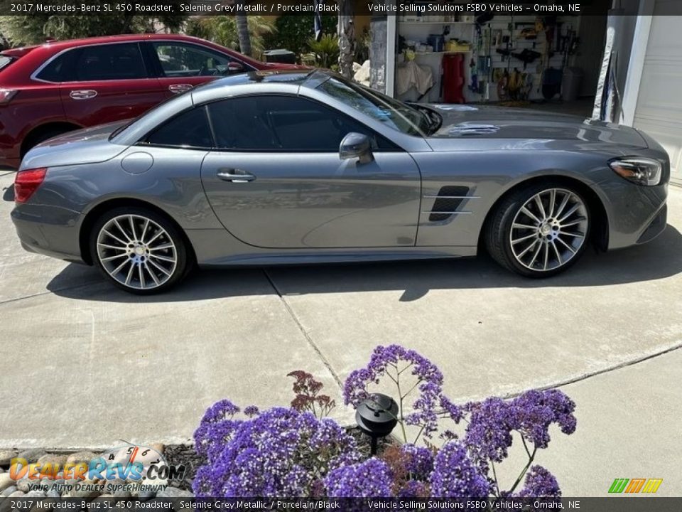 Selenite Grey Metallic 2017 Mercedes-Benz SL 450 Roadster Photo #4