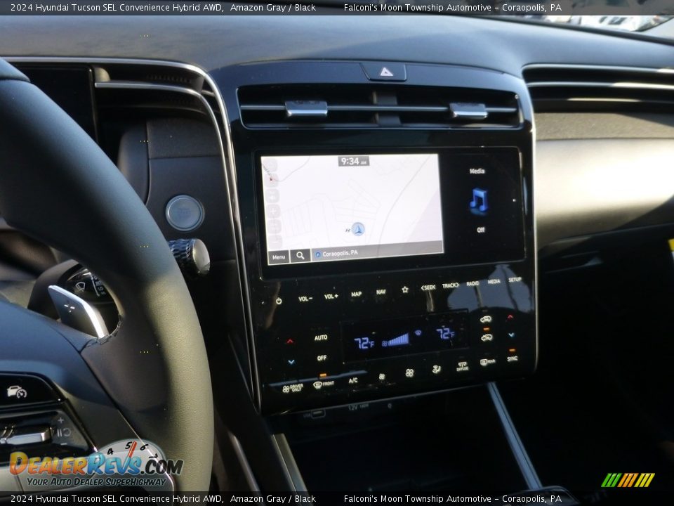2024 Hyundai Tucson SEL Convenience Hybrid AWD Amazon Gray / Black Photo #17