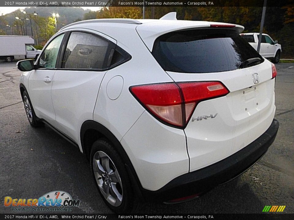 2017 Honda HR-V EX-L AWD White Orchid Pearl / Gray Photo #5