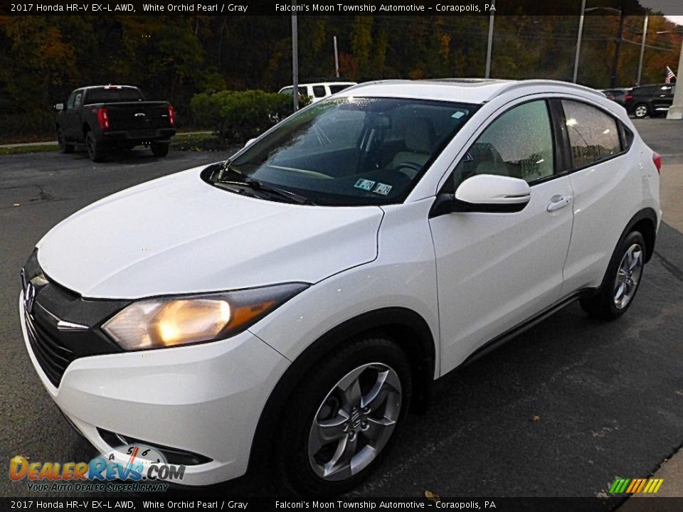 2017 Honda HR-V EX-L AWD White Orchid Pearl / Gray Photo #7