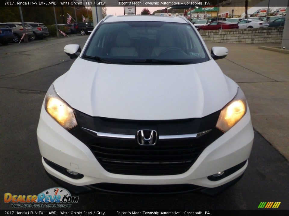 2017 Honda HR-V EX-L AWD White Orchid Pearl / Gray Photo #8