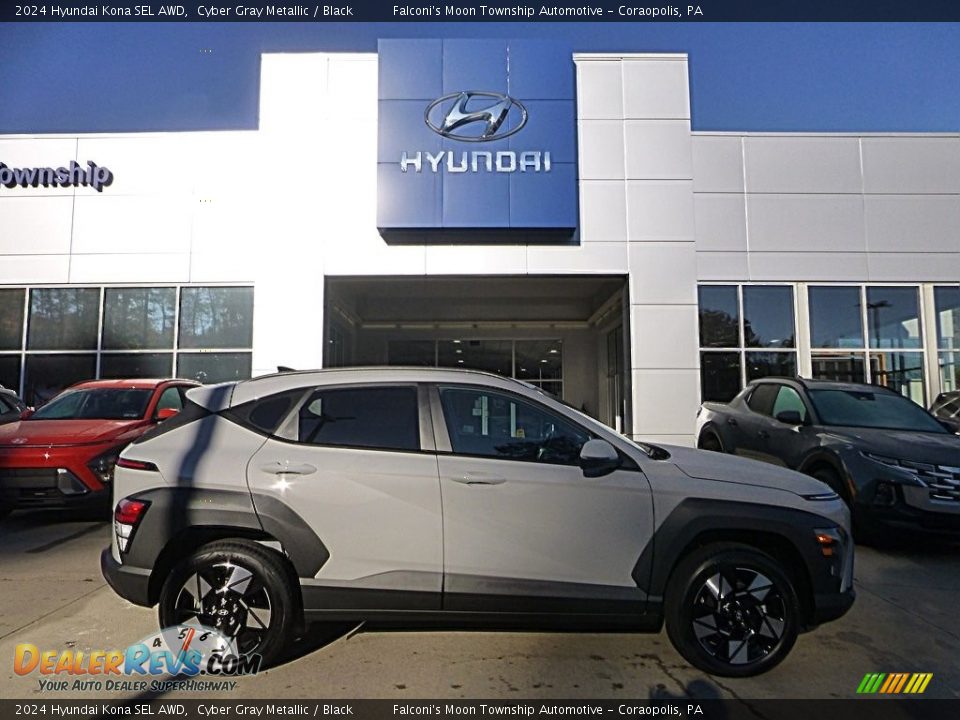 2024 Hyundai Kona SEL AWD Cyber Gray Metallic / Black Photo #1