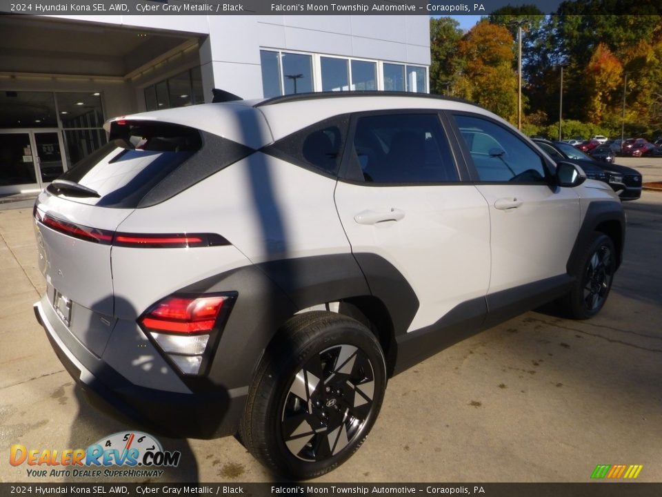 2024 Hyundai Kona SEL AWD Cyber Gray Metallic / Black Photo #2