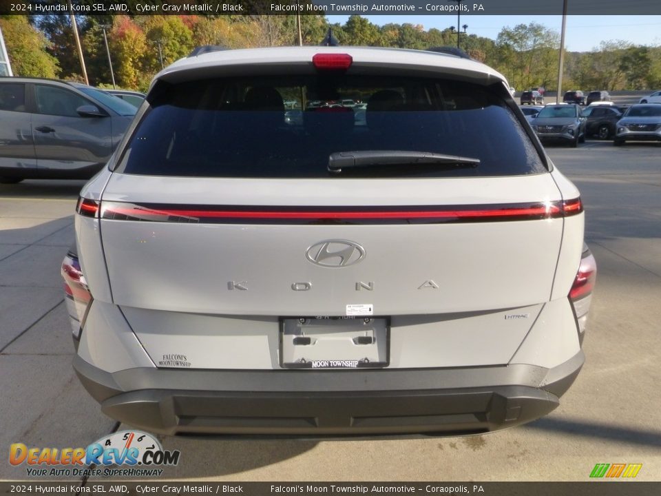 2024 Hyundai Kona SEL AWD Cyber Gray Metallic / Black Photo #3