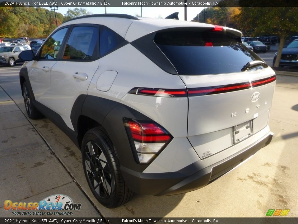 2024 Hyundai Kona SEL AWD Cyber Gray Metallic / Black Photo #5