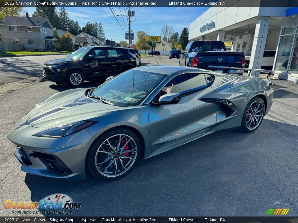 Front 3/4 View of 2023 Chevrolet Corvette Stingray Coupe Photo #9