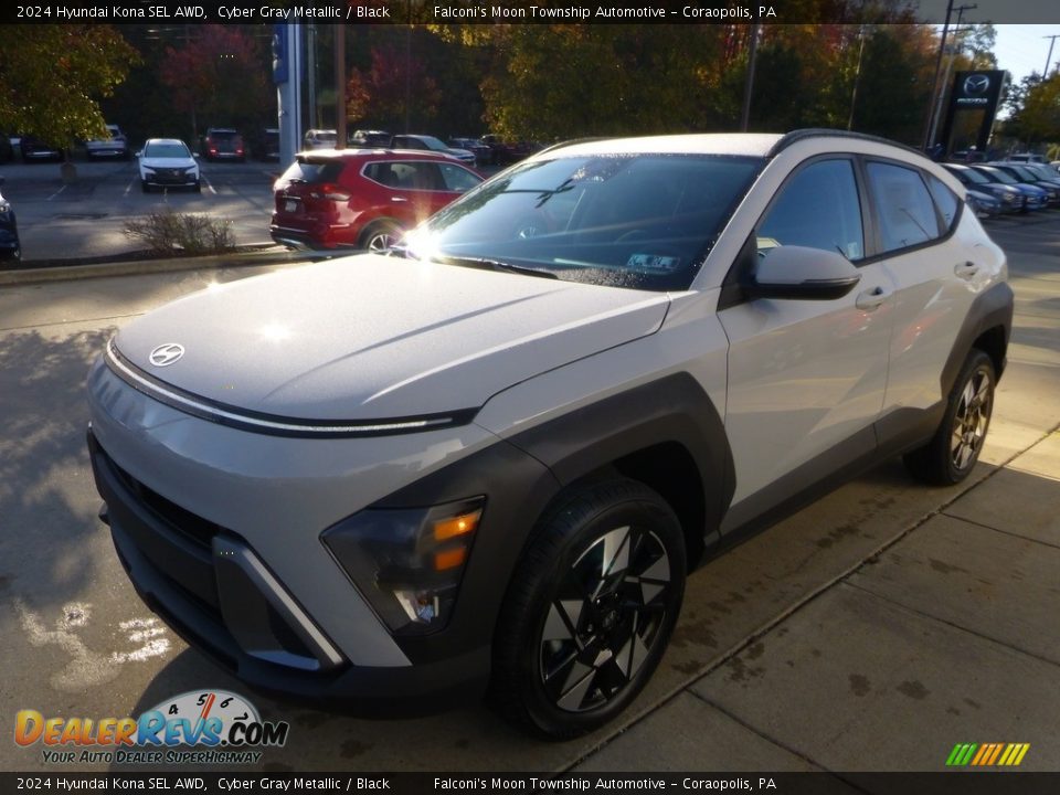 2024 Hyundai Kona SEL AWD Cyber Gray Metallic / Black Photo #7