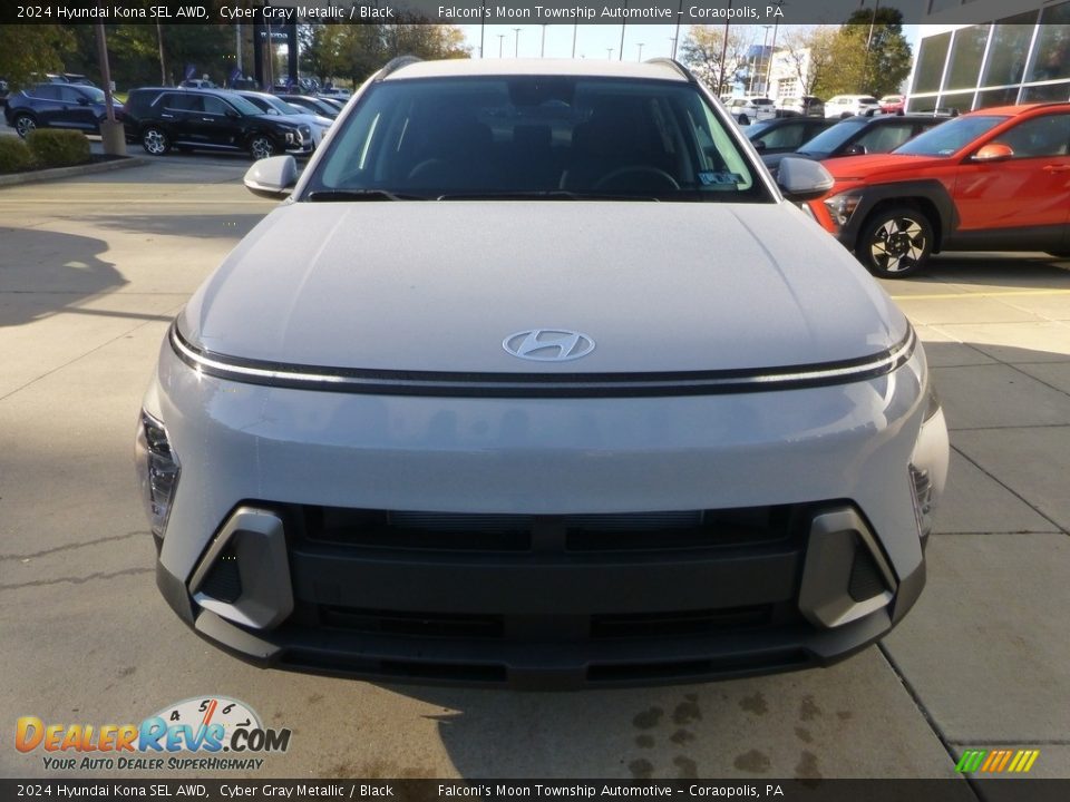 2024 Hyundai Kona SEL AWD Cyber Gray Metallic / Black Photo #8