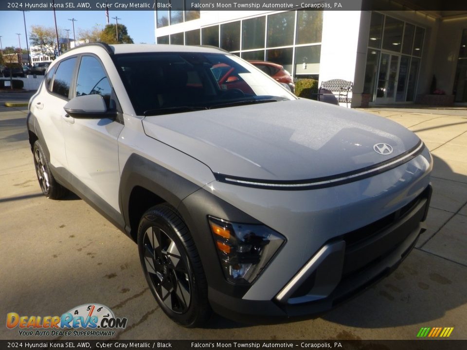 Front 3/4 View of 2024 Hyundai Kona SEL AWD Photo #9