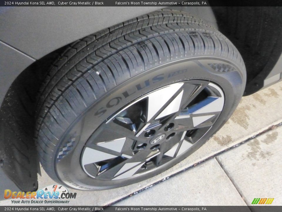 2024 Hyundai Kona SEL AWD Cyber Gray Metallic / Black Photo #10