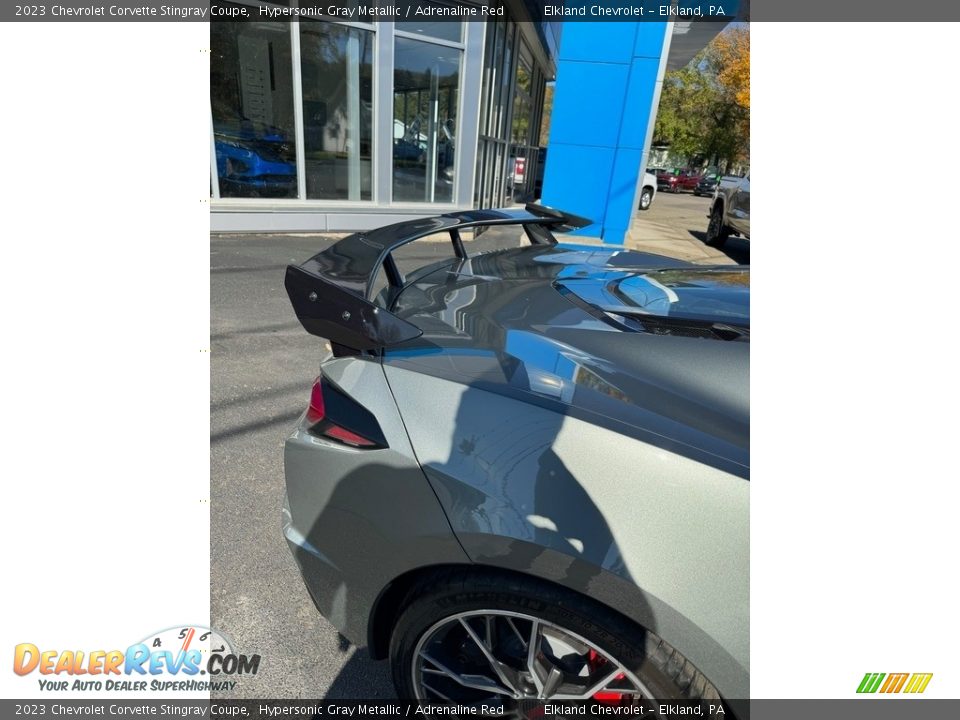 2023 Chevrolet Corvette Stingray Coupe Hypersonic Gray Metallic / Adrenaline Red Photo #16