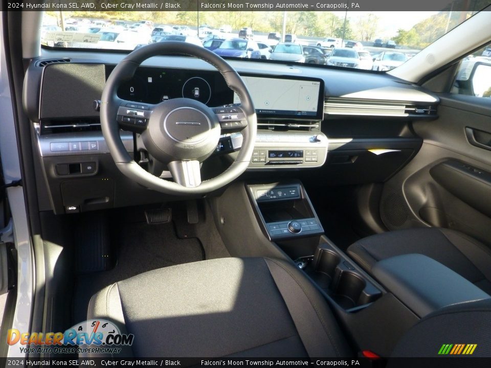 Front Seat of 2024 Hyundai Kona SEL AWD Photo #13