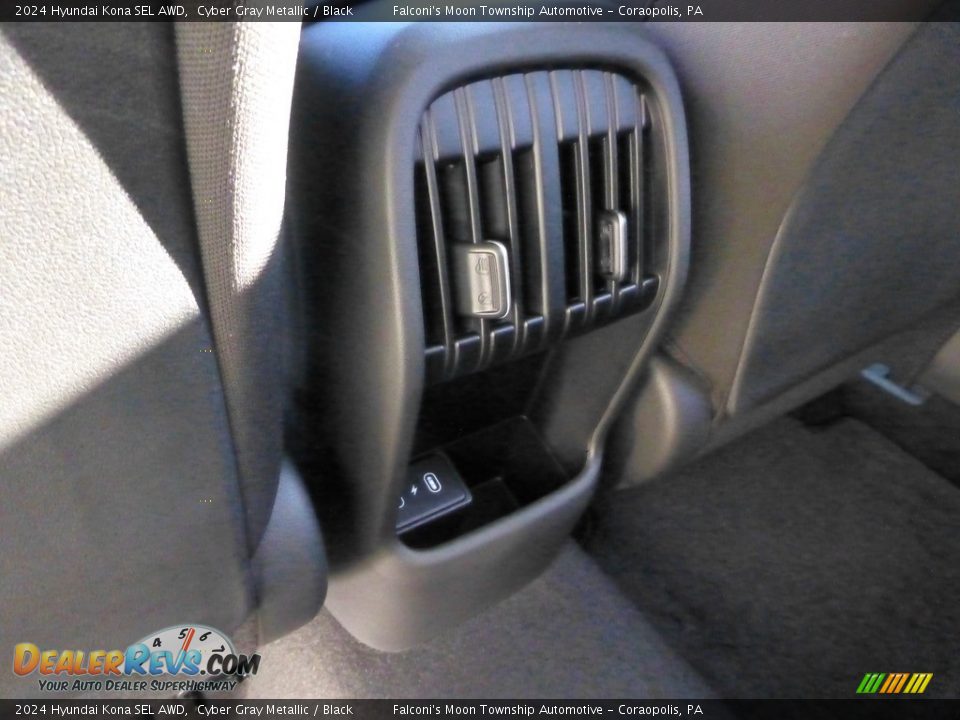 2024 Hyundai Kona SEL AWD Cyber Gray Metallic / Black Photo #14