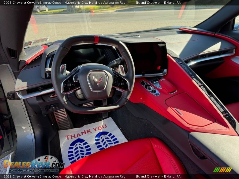 Adrenaline Red Interior - 2023 Chevrolet Corvette Stingray Coupe Photo #19