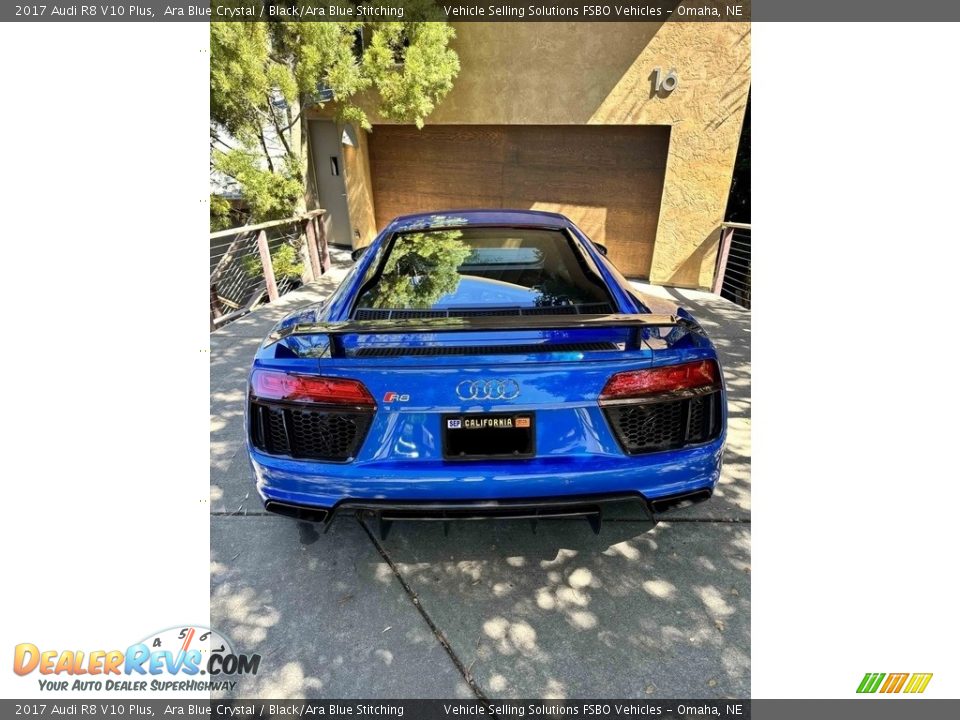 2017 Audi R8 V10 Plus Ara Blue Crystal / Black/Ara Blue Stitching Photo #4