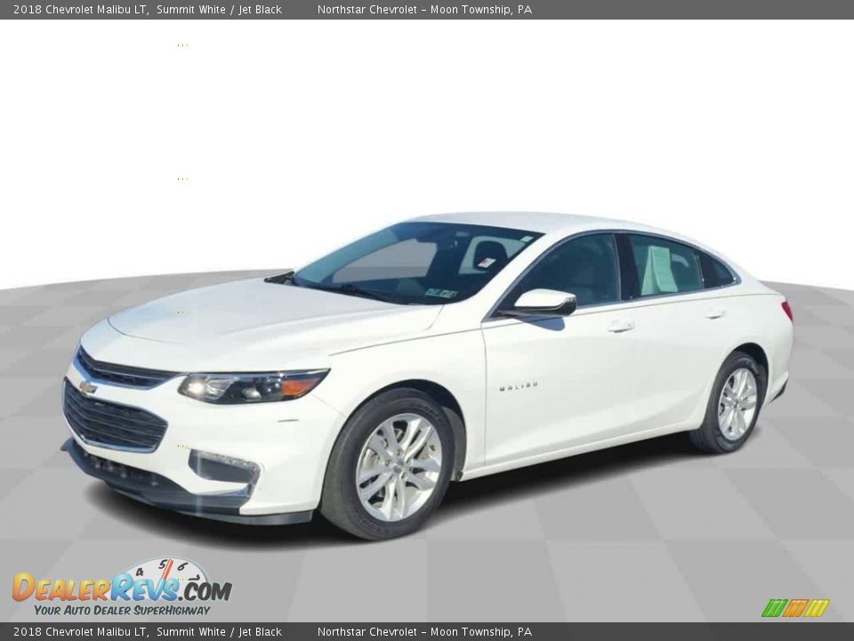 2018 Chevrolet Malibu LT Summit White / Jet Black Photo #4