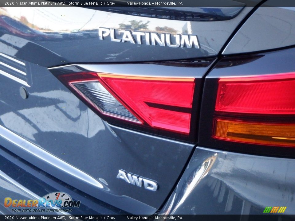 2020 Nissan Altima Platinum AWD Storm Blue Metallic / Gray Photo #6