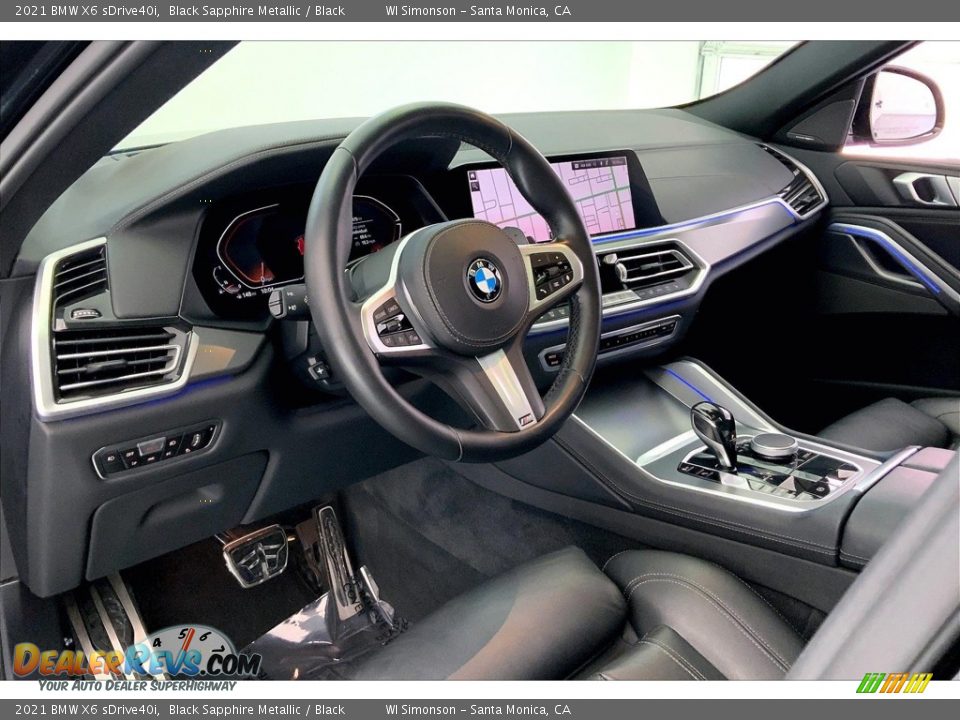Dashboard of 2021 BMW X6 sDrive40i Photo #14