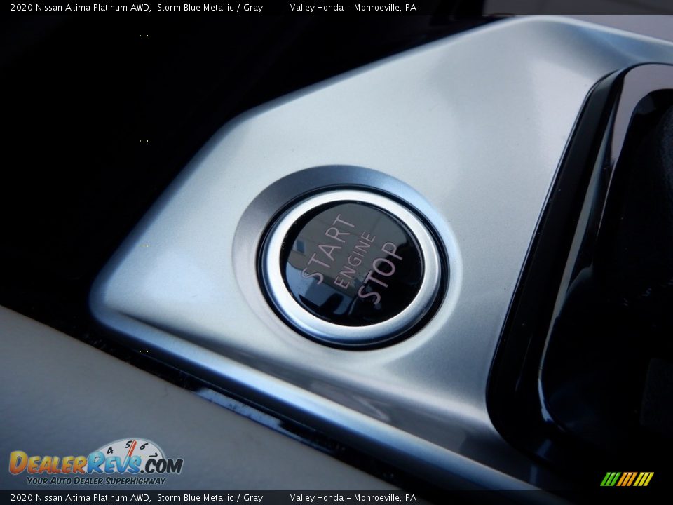 2020 Nissan Altima Platinum AWD Storm Blue Metallic / Gray Photo #18
