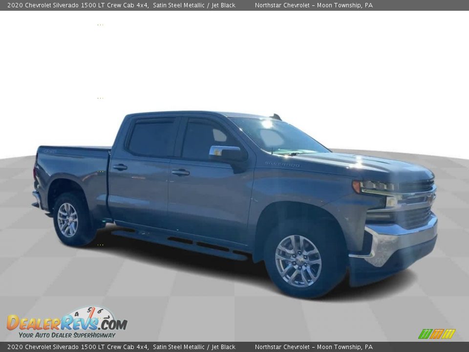 2020 Chevrolet Silverado 1500 LT Crew Cab 4x4 Satin Steel Metallic / Jet Black Photo #2