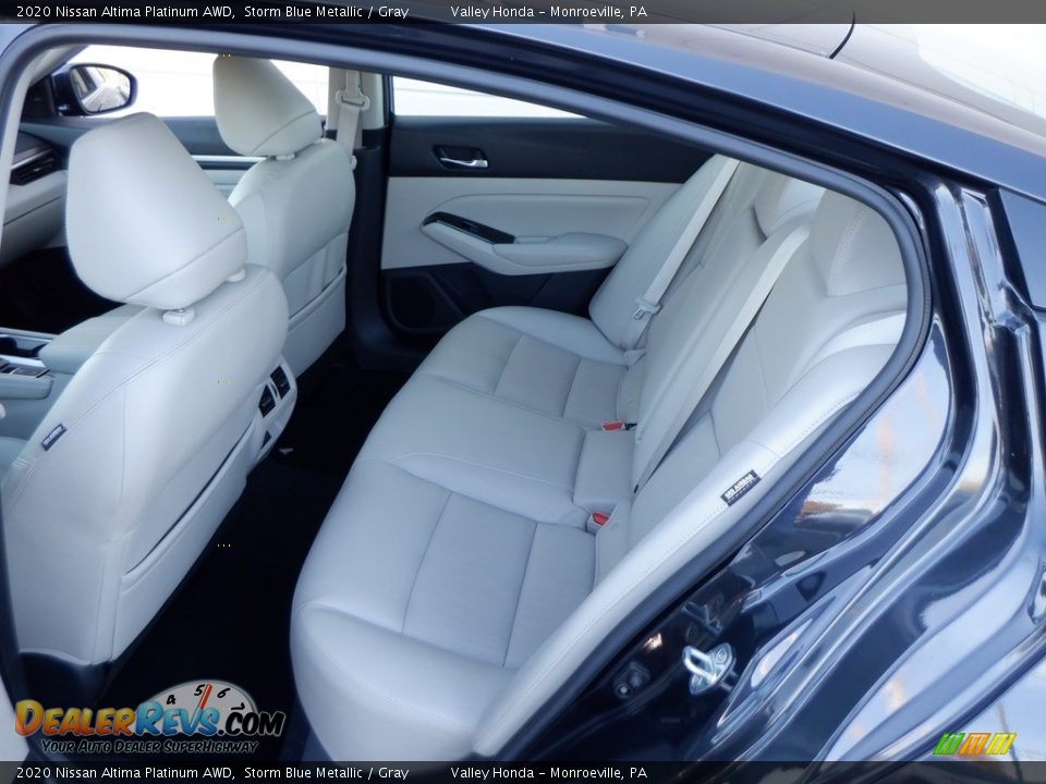 Rear Seat of 2020 Nissan Altima Platinum AWD Photo #28