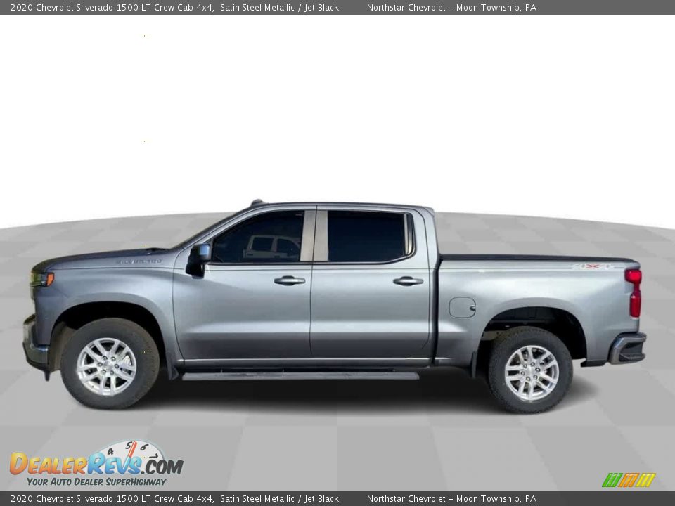 2020 Chevrolet Silverado 1500 LT Crew Cab 4x4 Satin Steel Metallic / Jet Black Photo #5