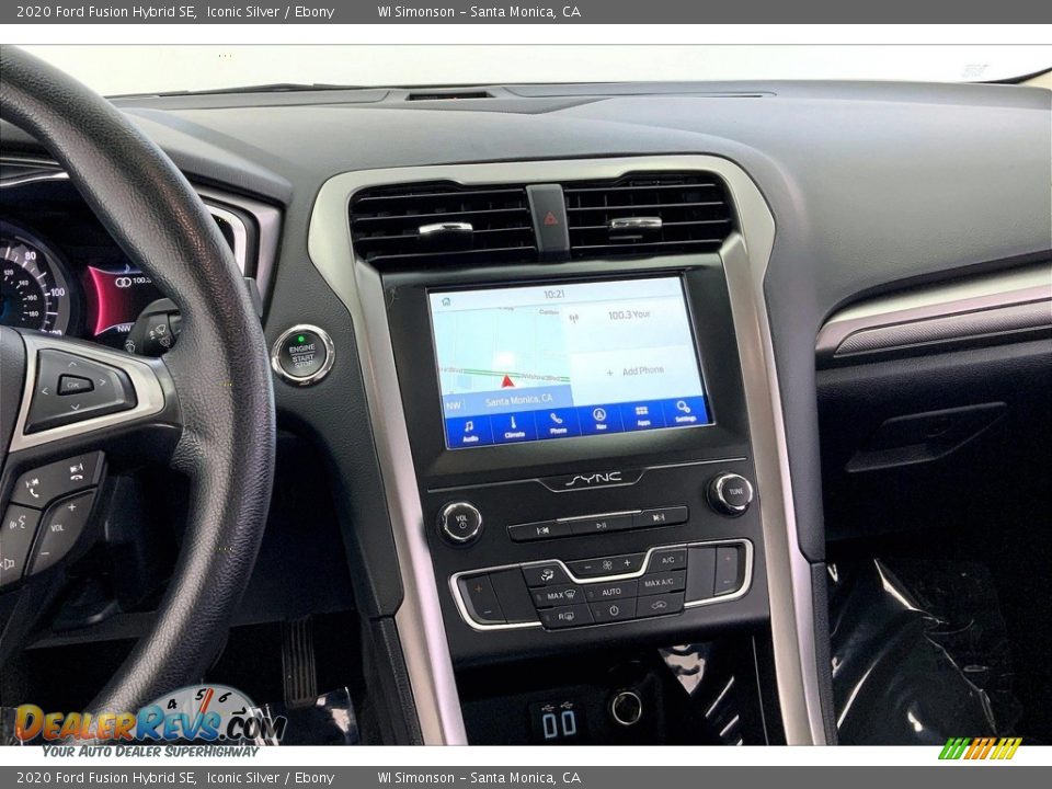 Controls of 2020 Ford Fusion Hybrid SE Photo #5