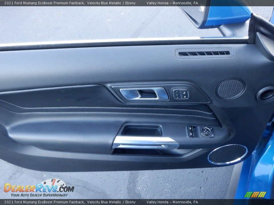 Door Panel of 2021 Ford Mustang EcoBoost Premium Fastback Photo #10
