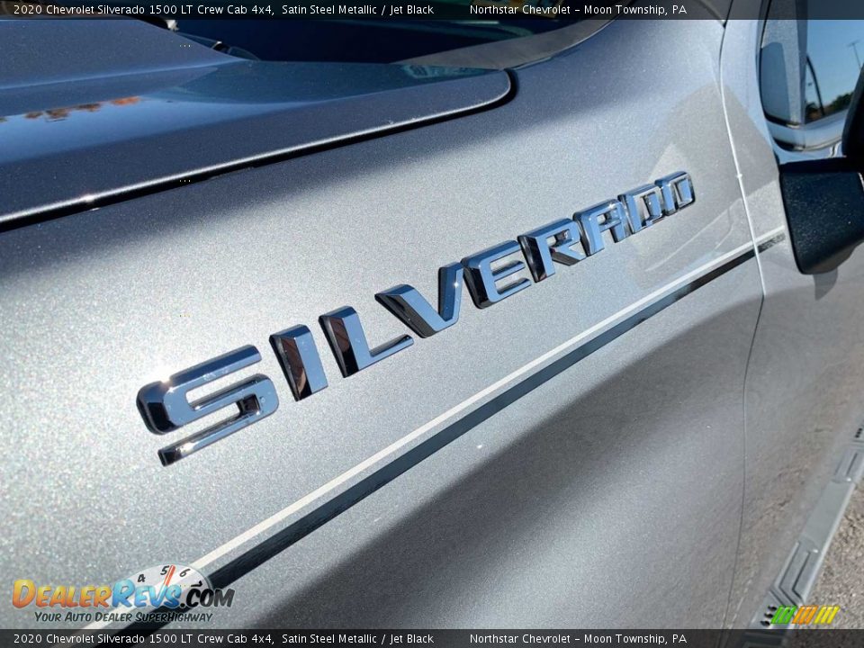 2020 Chevrolet Silverado 1500 LT Crew Cab 4x4 Satin Steel Metallic / Jet Black Photo #28