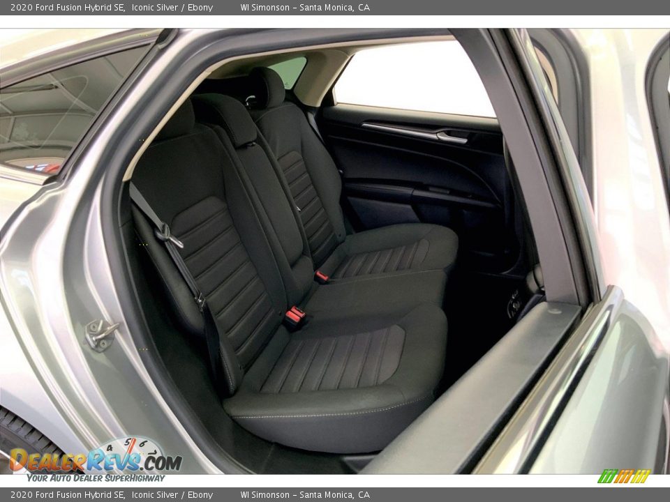 Rear Seat of 2020 Ford Fusion Hybrid SE Photo #19
