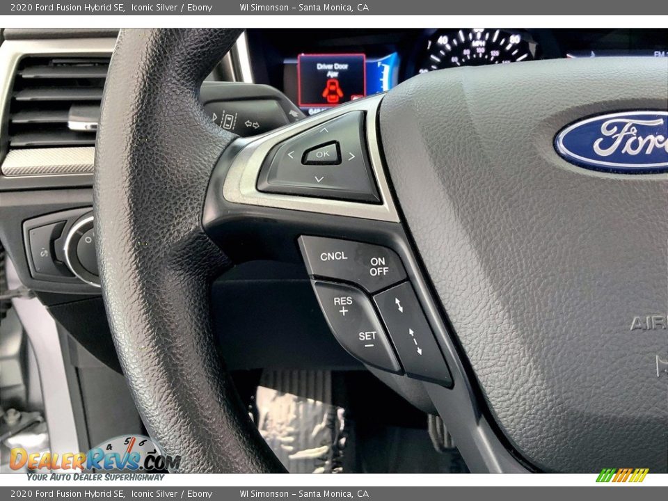 2020 Ford Fusion Hybrid SE Steering Wheel Photo #21