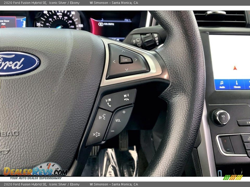 2020 Ford Fusion Hybrid SE Steering Wheel Photo #22