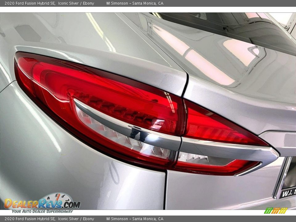 2020 Ford Fusion Hybrid SE Iconic Silver / Ebony Photo #28