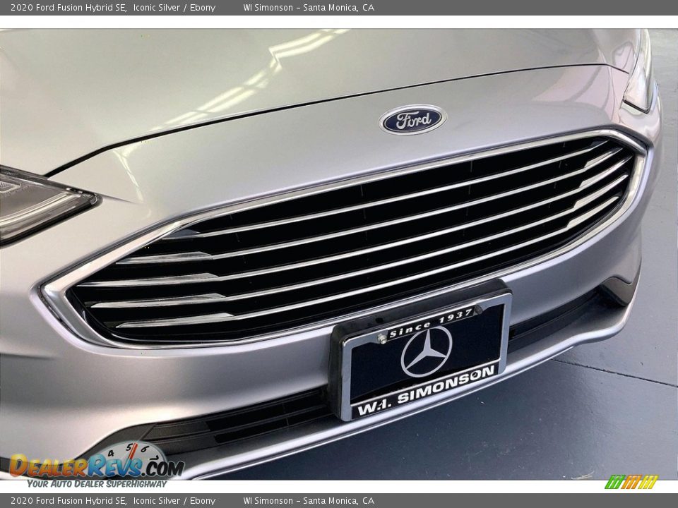 2020 Ford Fusion Hybrid SE Iconic Silver / Ebony Photo #29