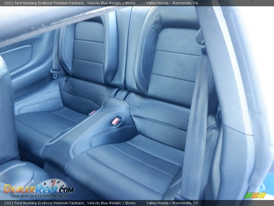 Rear Seat of 2021 Ford Mustang EcoBoost Premium Fastback Photo #30
