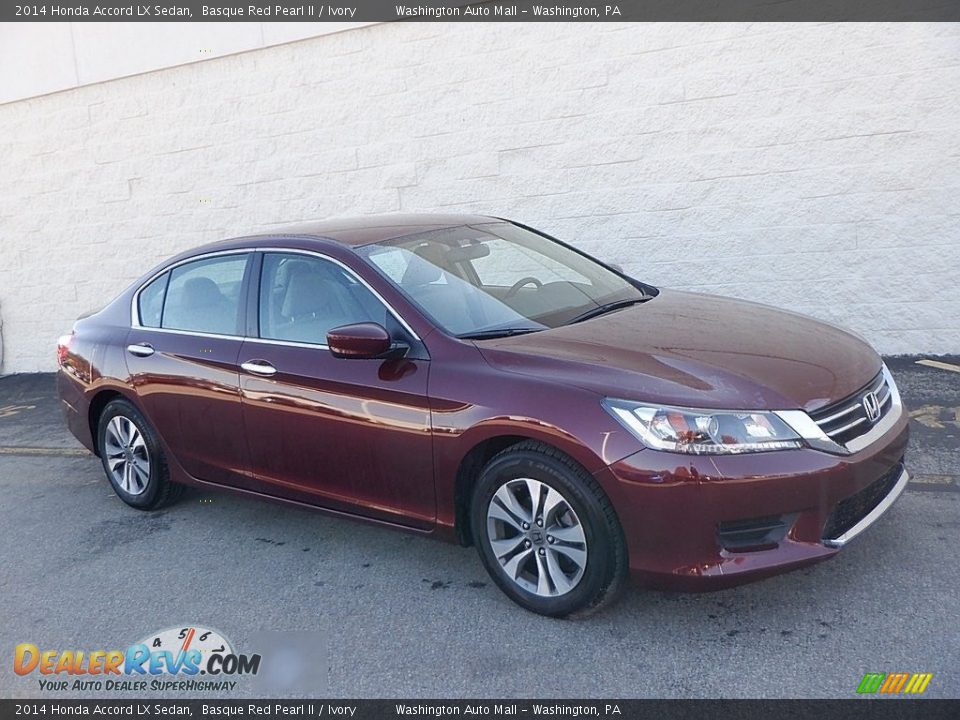 2014 Honda Accord LX Sedan Basque Red Pearl II / Ivory Photo #1