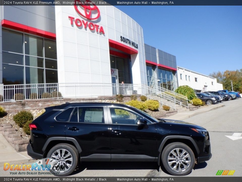 Midnight Black Metallic 2024 Toyota RAV4 XLE Premium AWD Photo #2