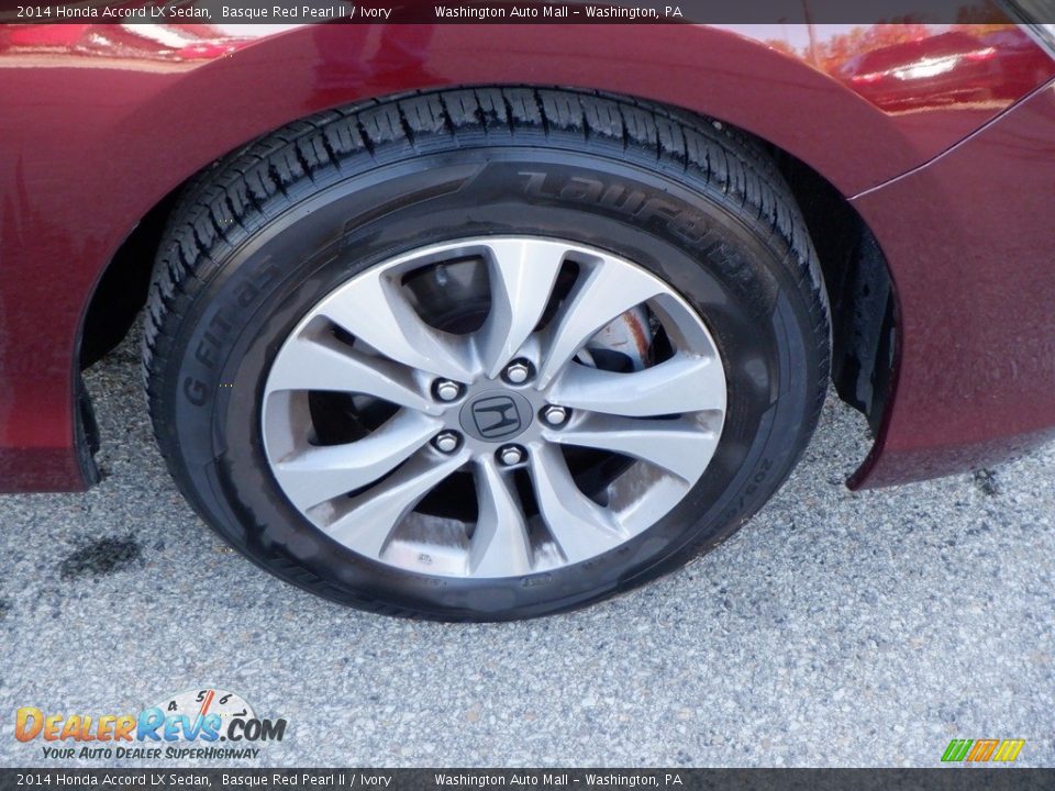 2014 Honda Accord LX Sedan Basque Red Pearl II / Ivory Photo #3