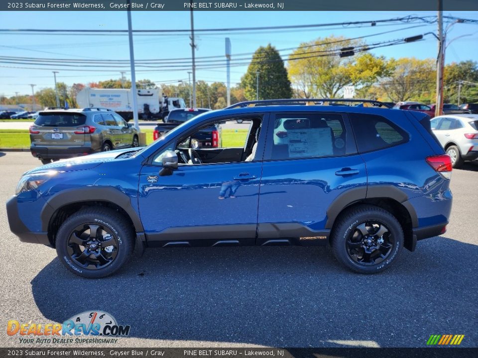 2023 Subaru Forester Wilderness Geyser Blue / Gray Photo #3