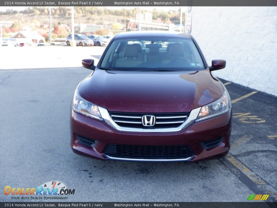 2014 Honda Accord LX Sedan Basque Red Pearl II / Ivory Photo #4