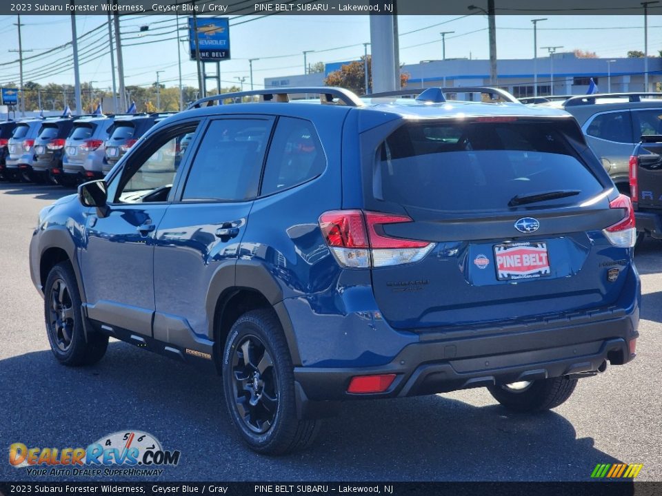 2023 Subaru Forester Wilderness Geyser Blue / Gray Photo #4