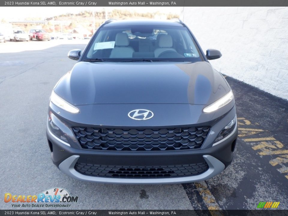 2023 Hyundai Kona SEL AWD Ecotronic Gray / Gray Photo #3