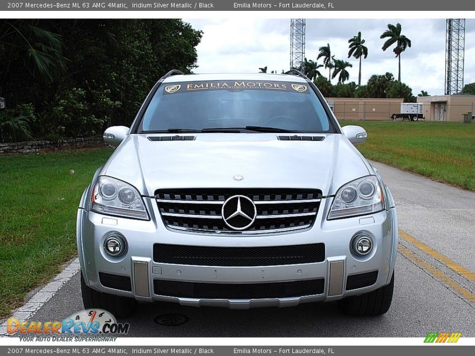 2007 Mercedes-Benz ML 63 AMG 4Matic Iridium Silver Metallic / Black Photo #5